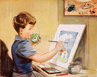The Bad Bluebottle Fly (Original Macmillan Poster) (Print)