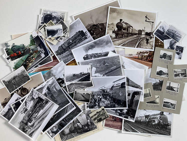 A Large Collection of Steam Train Photography (Originals) by Transport at The Illustration Art Gallery
