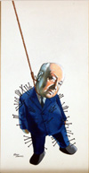 Alfred Hitchcock Voodoo Doll (Original) (Signed)