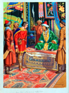 Marco Polo at the Court of Kubla Khan (Original) (Signed)