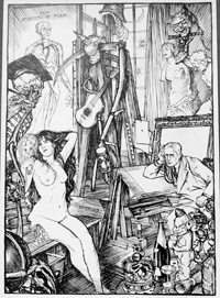 Edmund J Sullivan and His Work: The Art of the Illustrator art by Edmund J Sullivan