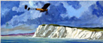 Louis Bleriot Crossing the English Channel (Original)