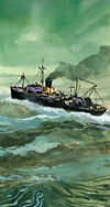 Cable Laying in the Indian Ocean (Original)