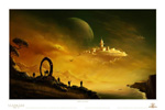 Flight of the Fenri (Limited Edition Print) (Signed)