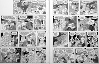Scooby Doo: Shockless Sherlock (TWO pages) (Originals)