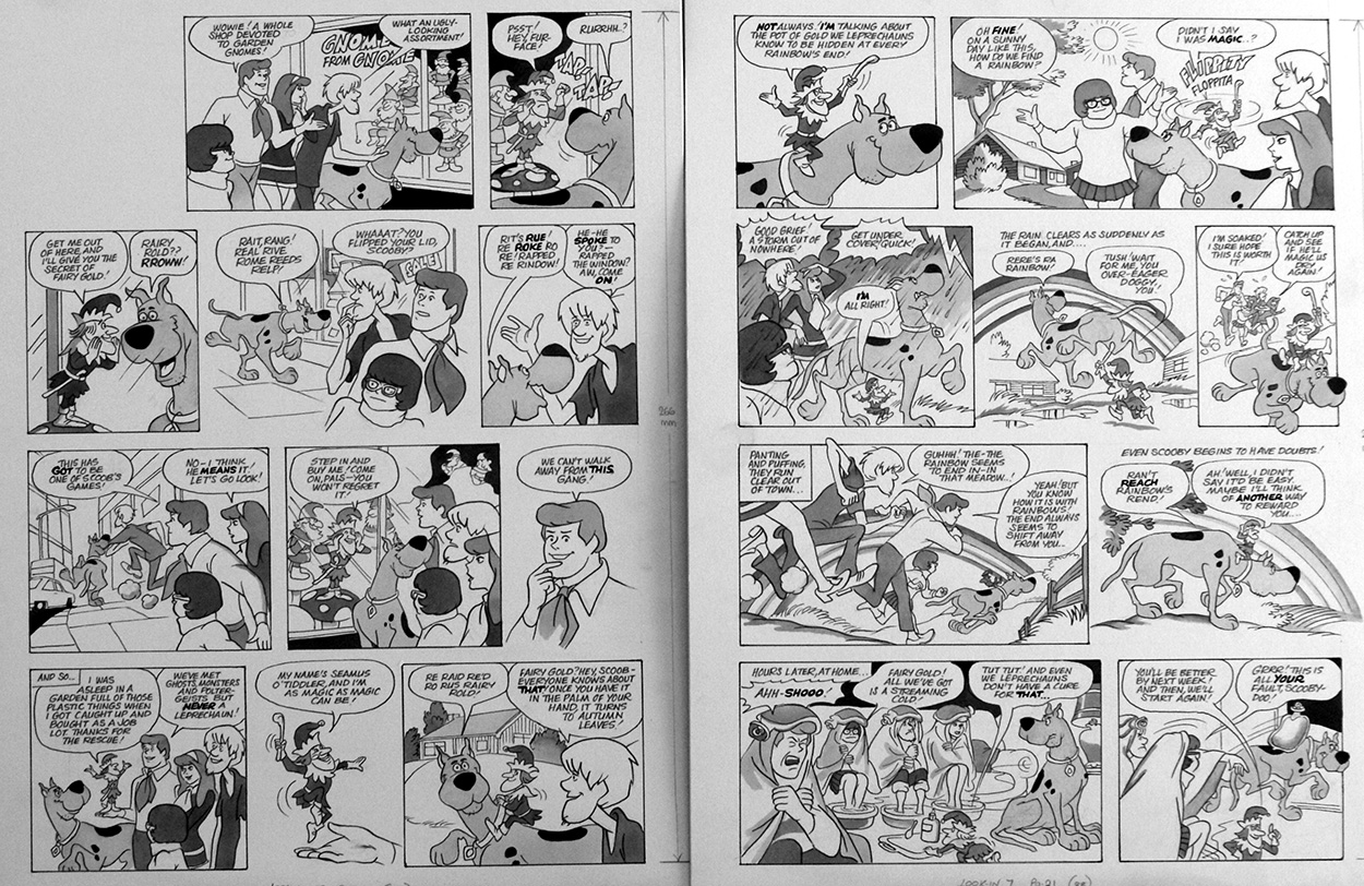 Scooby Doo: Leprechaun (TWO pages) (Originals) art by Scooby Doo (Titcombe) at The Illustration Art Gallery
