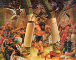 The Strong Giant, Samson (Original Macmillan Poster) (Print)