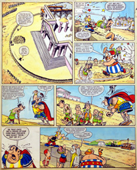 Asterix In the Days of Good Queen Cleo 33 art by Albert Uderzo