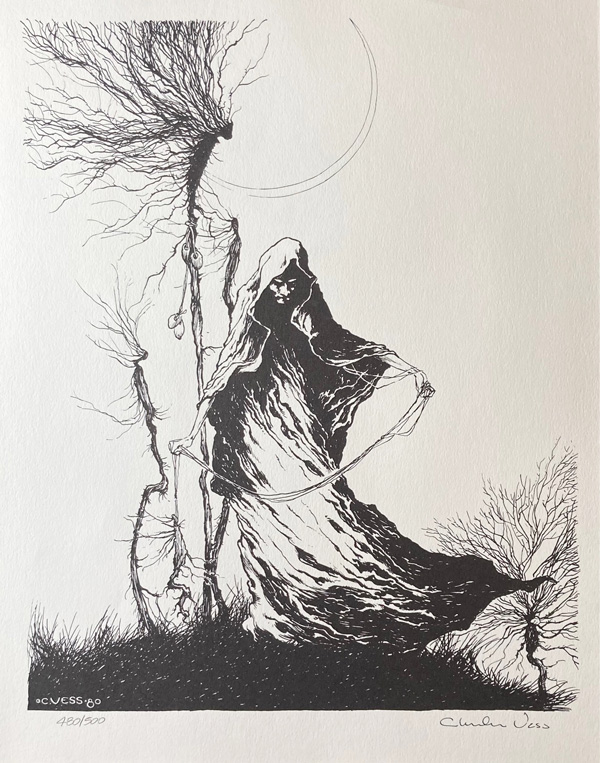 The Roots of Fear (Print) (Signed) by Charles Vess at The Illustration Art Gallery