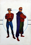 Golden Age Flash & Golden Age Green Lantern (Original)