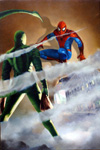 Spiderman Confronts the Scorpion (Original) (Signed)