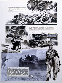 True War 1 page 18: Alamein Tank Battle (Original)