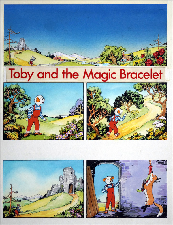 Toby and the Magic Bracelet (COMPLETE 7 PAGE STORY) (Originals) by Doris White Art at The Illustration Art Gallery