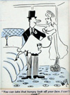 Hungry Look - Parade Magazine Cartoon (Original) (Signed)