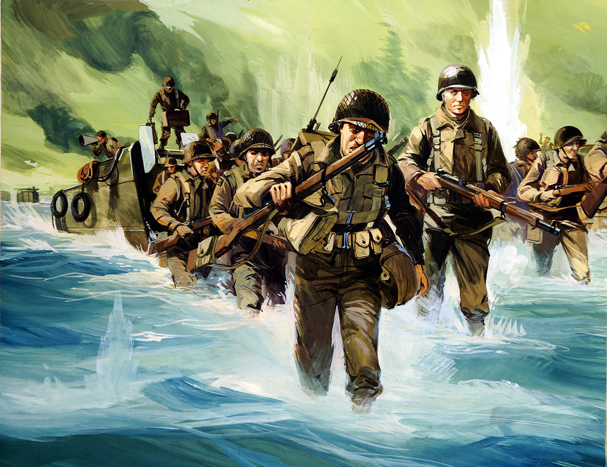 Anzio (Original) art by Gerry Wood Art at The Illustration Art Gallery