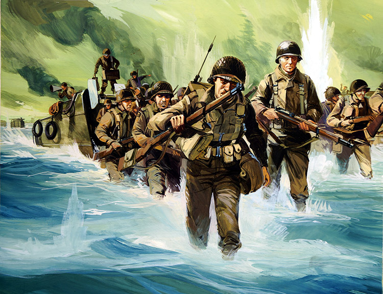 Anzio (Original) by Gerry Wood at The Illustration Art Gallery