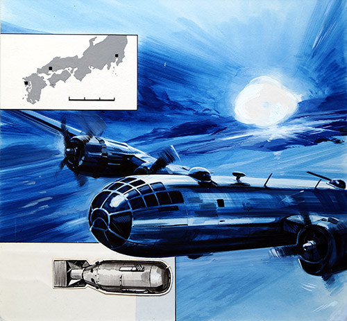 Enola Gay (Original) by Gerry Wood at The Illustration Art Gallery