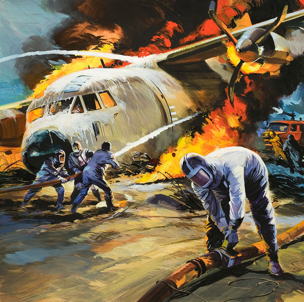 When Disaster Strikes (Original) (Signed) art by Gerry Wood at The Illustration Art Gallery