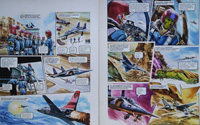Keren Crash Landing from 'Civil War in Daveli' (TWO pages) (Originals)