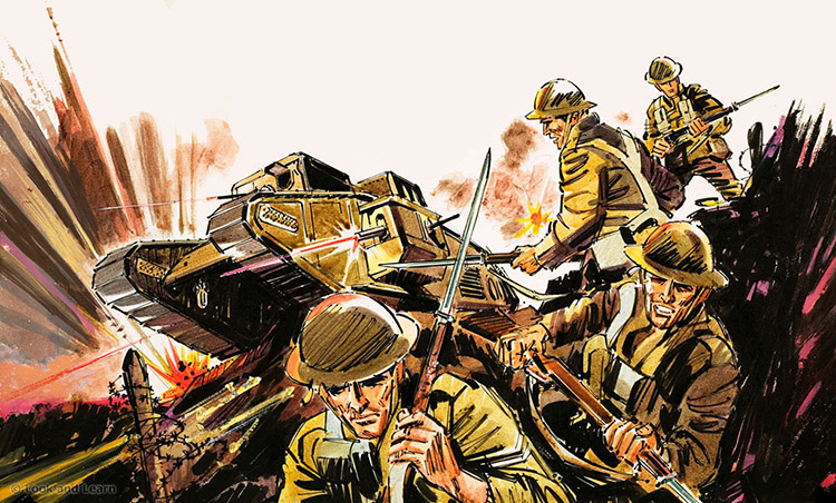 World War One (Original) by Gerry Wood at The Illustration Art Gallery
