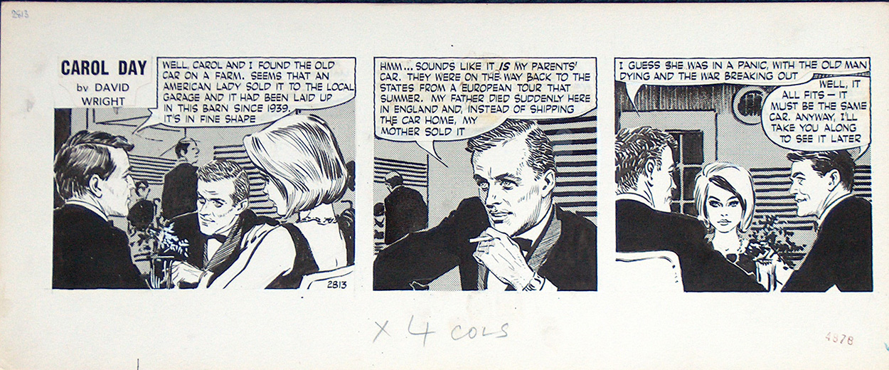 Carol Day newspaper strip #2813 (Original)